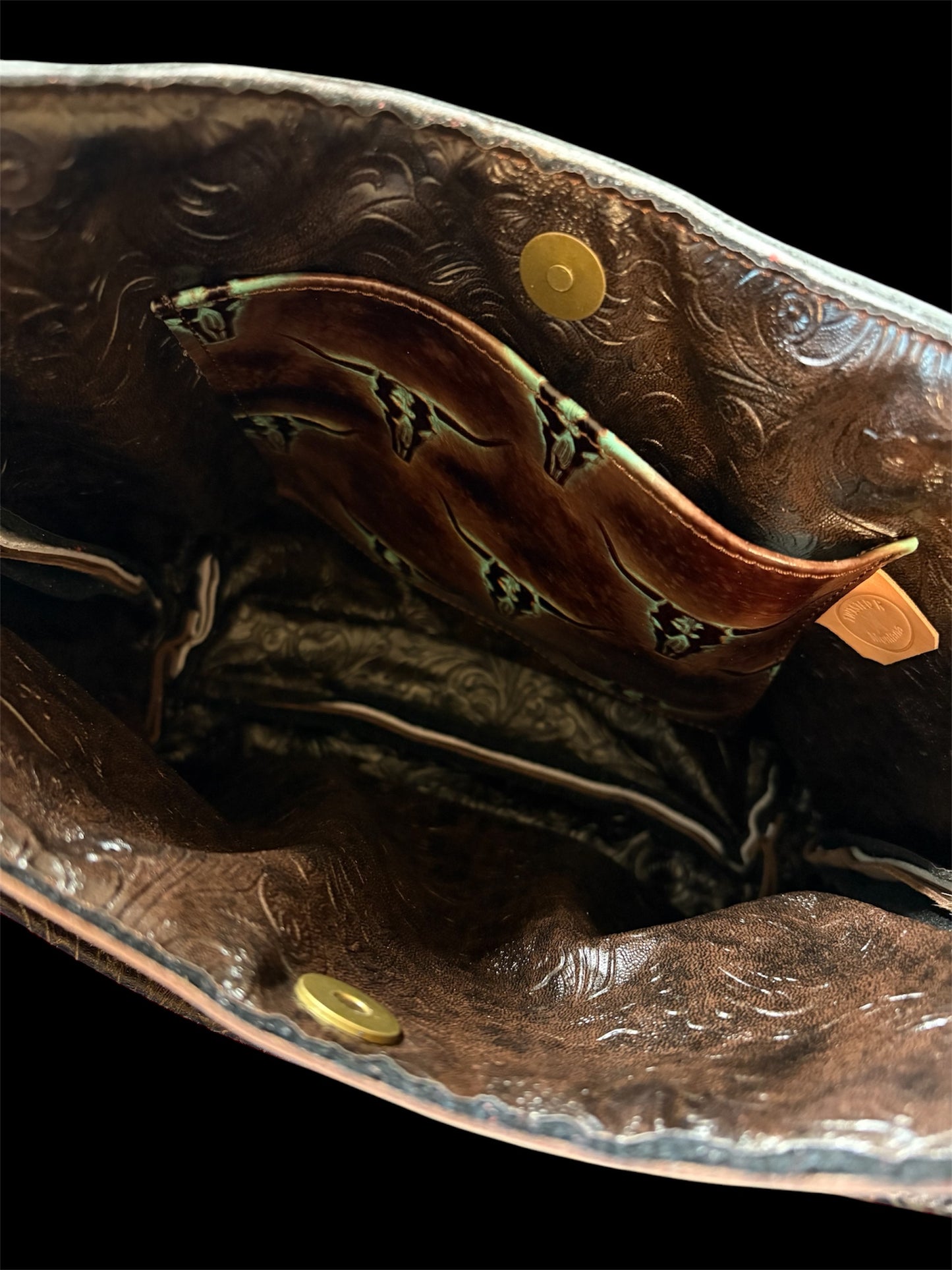 Mini Skull Hair on Hide Shoulder Bag